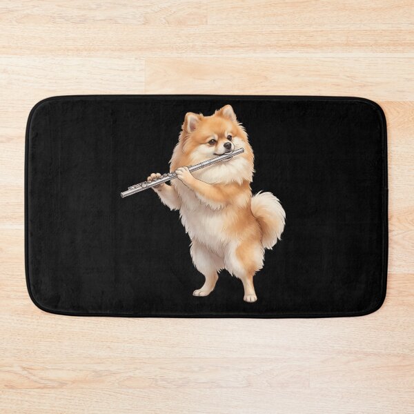 Item preview, Pomeranian Playing Flute Player Flutist Dog Lover designed and sold by TerryConnells.