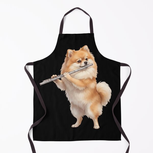 Item preview, Pomeranian Playing Flute Player Flutist Dog Lover designed and sold by TerryConnells.