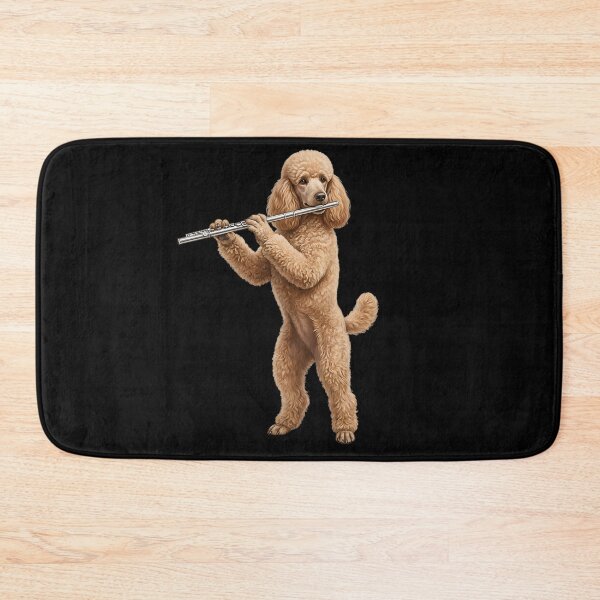 Item preview, Poodle Playing Flute Player Flutist Dog Lover designed and sold by TerryConnells.