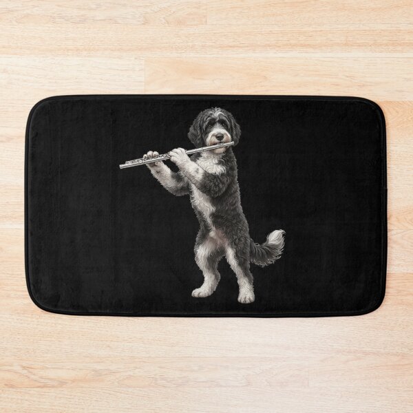Item preview, Portuguese Water Dog Playing Flute Player Flutist Dog Lover designed and sold by TerryConnells.