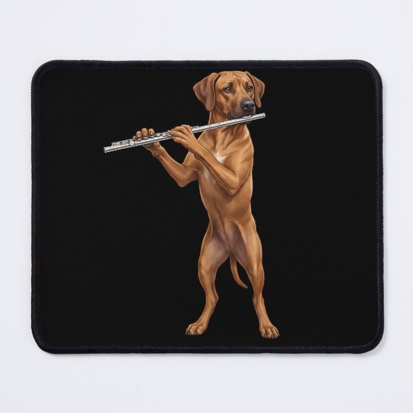 Item preview, Rhodesian Ridgeback Playing Flute Player Flutist Dog Lover designed and sold by TerryConnells.