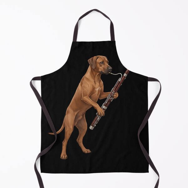 Item preview, Rhodesian Ridgeback Playing Bassoon Player Bassoonist Dog Lover designed and sold by TerryConnells.