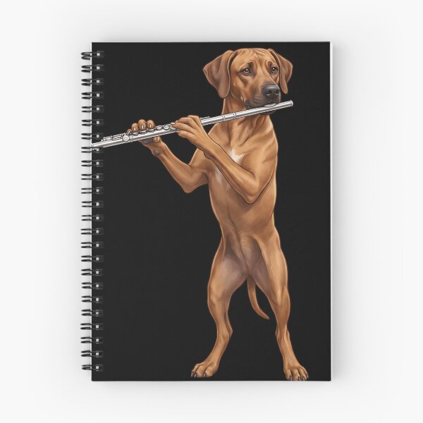 Item preview, Rhodesian Ridgeback Playing Flute Player Flutist Dog Lover designed and sold by TerryConnells.