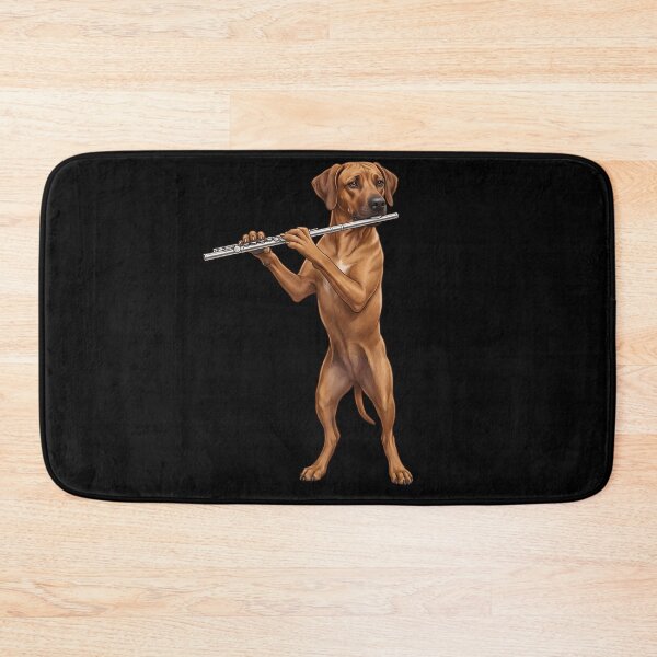 Item preview, Rhodesian Ridgeback Playing Flute Player Flutist Dog Lover designed and sold by TerryConnells.