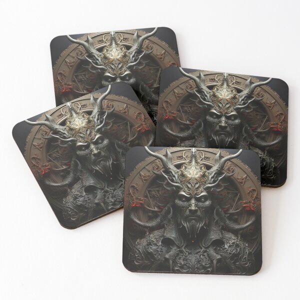 Item preview, Gothic Demon King of Shadows – Dark Fantasy Occult Art designed and sold by Dominik1994.