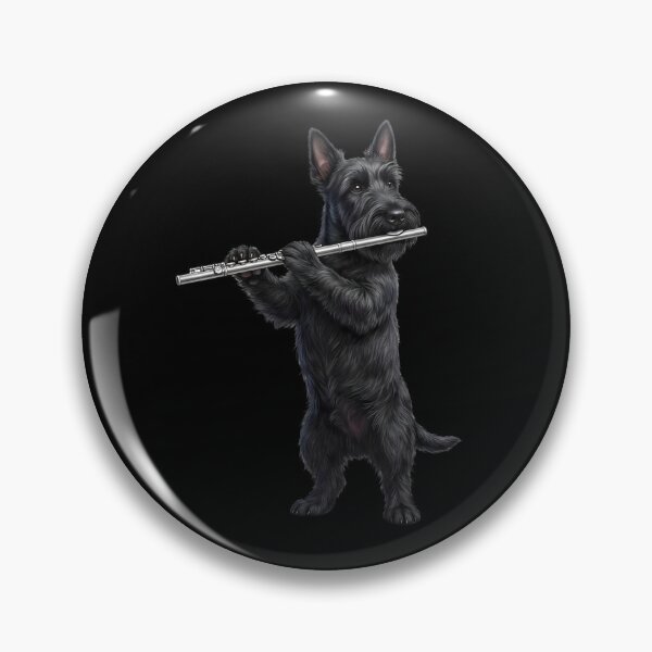 Item preview, Scottish Terrier Playing Flute Player Flutist Dog Lover designed and sold by TerryConnells.