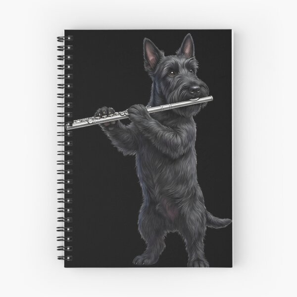 Item preview, Scottish Terrier Playing Flute Player Flutist Dog Lover designed and sold by TerryConnells.