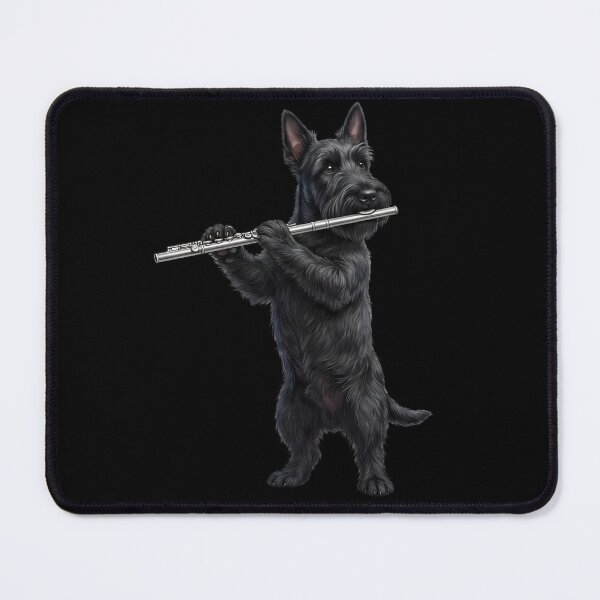 Item preview, Scottish Terrier Playing Flute Player Flutist Dog Lover designed and sold by TerryConnells.
