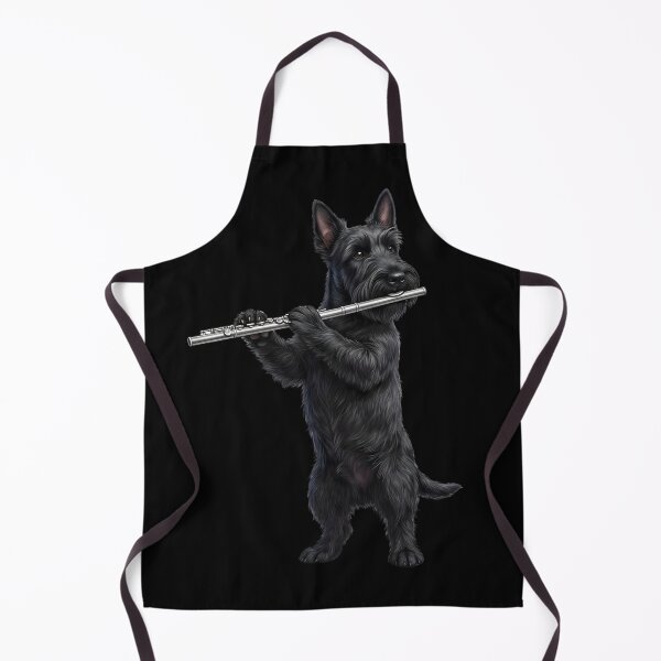 Item preview, Scottish Terrier Playing Flute Player Flutist Dog Lover designed and sold by TerryConnells.