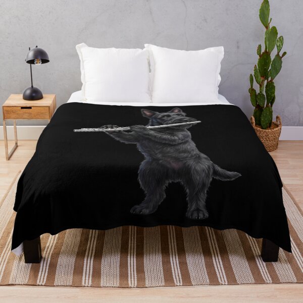 Item preview, Scottish Terrier Playing Flute Player Flutist Dog Lover designed and sold by TerryConnells.