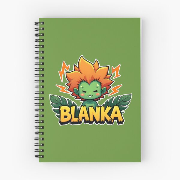 Item preview, Cute Orange and Green Street Fighter Blanka - Funny Retro Gamer art (Version 1) designed and sold by SlightlyUnreal.