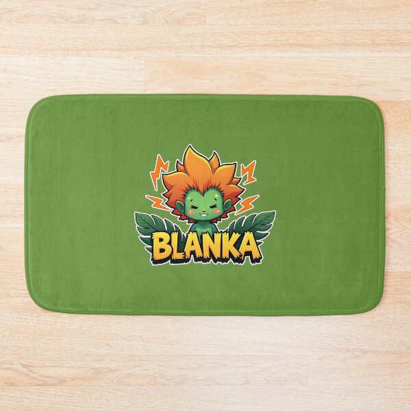 Item preview, Cute Orange and Green Street Fighter Blanka - Funny Retro Gamer art (Version 1) designed and sold by SlightlyUnreal.