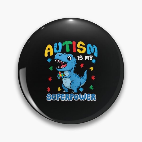 Item preview, Autism Is My Superpower Trex Dino Asd Awareness Toddler Boys  designed and sold by yartyartyart.