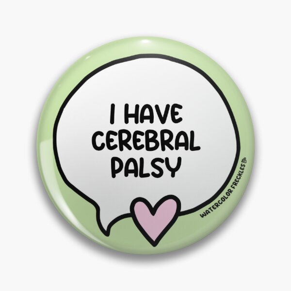 Item preview, I Have Cerebral Palsy Speech Bubble designed and sold by WCFreckles.