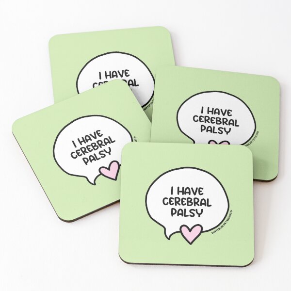 Item preview, I Have Cerebral Palsy Speech Bubble designed and sold by WCFreckles.