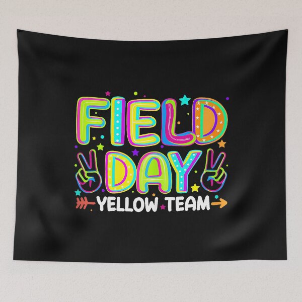 Item preview, Field Day Yellow Team Let The Games Begin Field Trip Fun Day designed and sold by yartyartyart.