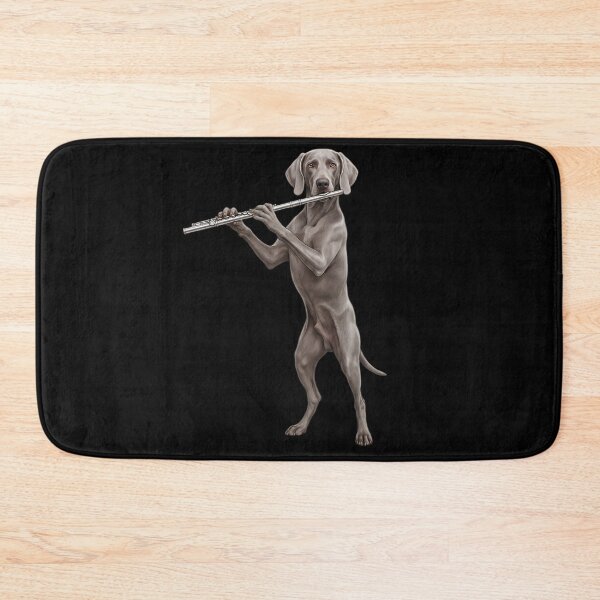 Item preview, Weimaraner Playing Flute Player Flutist Dog Lover designed and sold by TerryConnells.