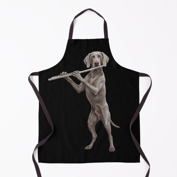 Item preview, Weimaraner Playing Flute Player Flutist Dog Lover designed and sold by TerryConnells.