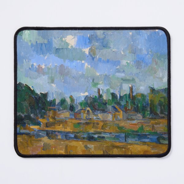 Item preview, Banks of a River by Paul Cézanne: Post Impressionist Landscape Poster designed and sold by artofuniverse.
