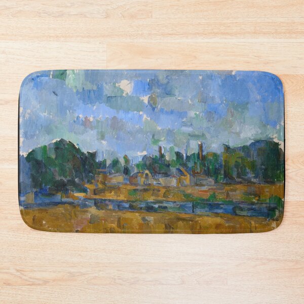 Item preview, Banks of a River by Paul Cézanne: Post Impressionist Landscape Poster designed and sold by artofuniverse.