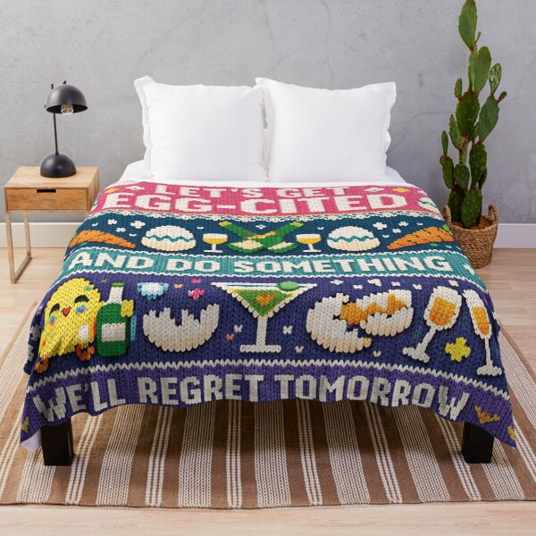 Item preview, Let's Get Egg-Cited! Funny Easter Saying Party designed and sold by Mauswohn.