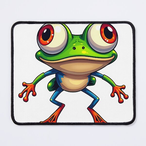 Item preview, Hyperactive Frog Sticker designed and sold by BysonDesigns.