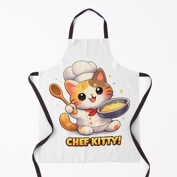 Item preview, Kawaii Cute Chef Kitty Cat designed and sold by VictorySticker.