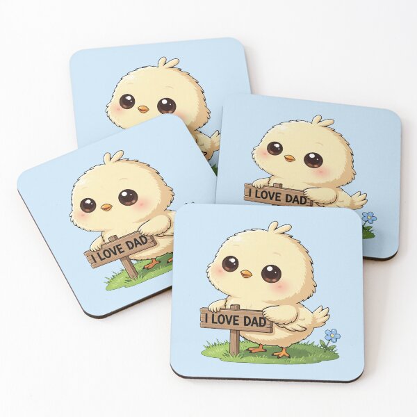 Item preview, I Love Dad Cute Bird – Father’s Day Gift designed and sold by AnimalAirtistry.