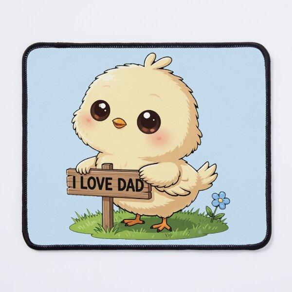 Item preview, I Love Dad Cute Bird – Father’s Day Gift designed and sold by AnimalAirtistry.