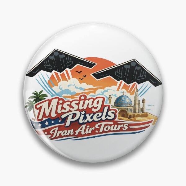 Artikelvorschau, Missing Pixels Iran Air Tours entworfen und verkauft von Deepwood.