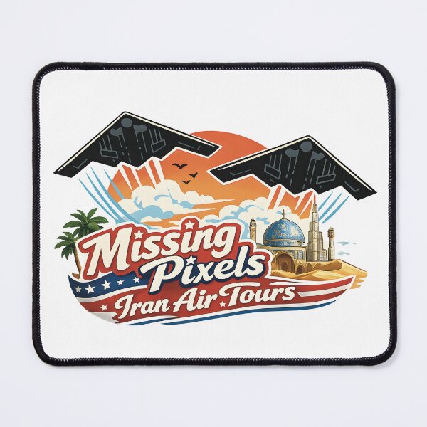 Item preview, Missing Pixels Iran Air Tours designed and sold by Deepwood.