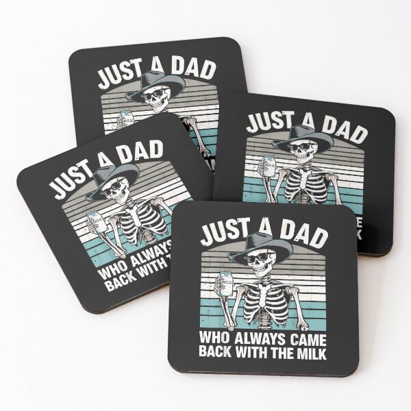 Item preview, Just A Dad Who Always Came Back With The Milk Skeleton Mens designed and sold by yartyartyart.