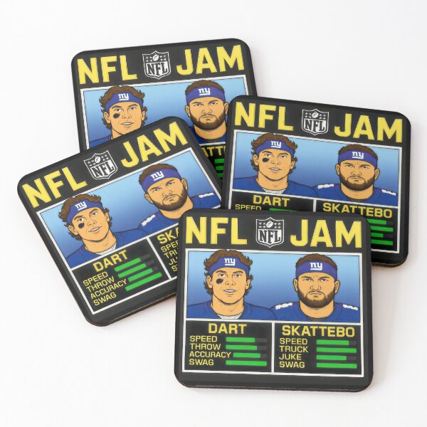 Item preview, Cam Skattebo Jaxson Dart NBA Jam style tee designed and sold by juli-aut.