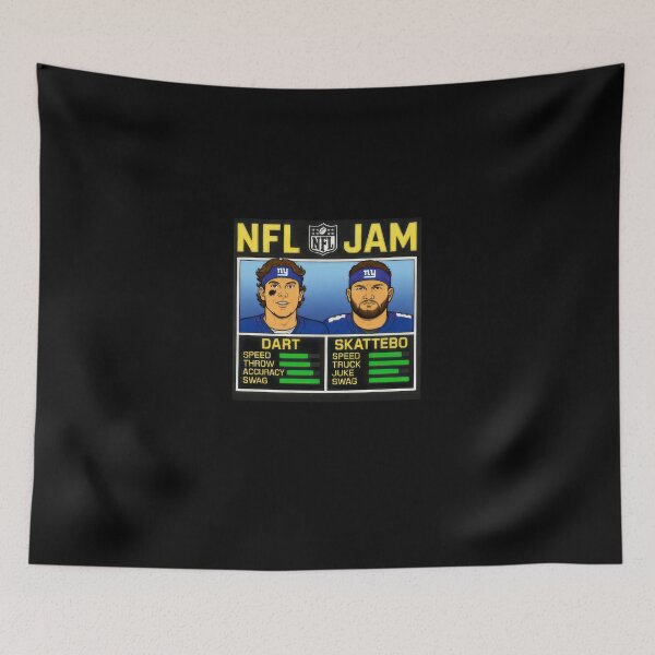 Item preview, Cam Skattebo Jaxson Dart NBA Jam style tee designed and sold by juli-aut.