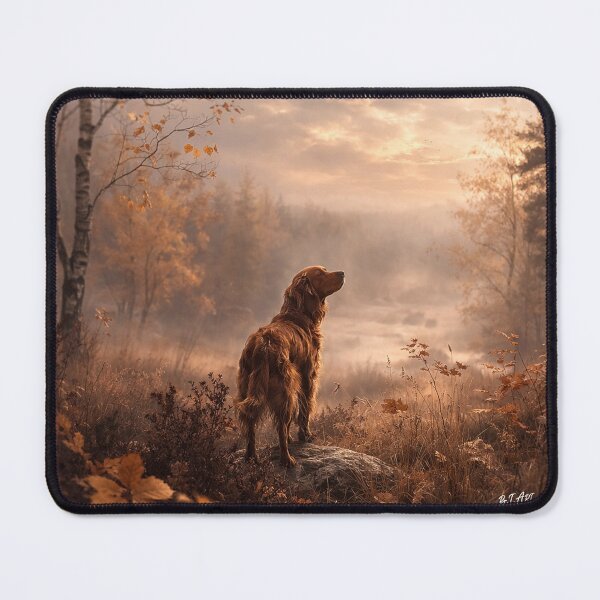 Item preview, Golden Majesty – Irish Setter at Sunset designed and sold by TammyHunterArt.