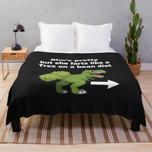 Item preview, She’s Pretty But She Farts Like a T Rex Funny Girlfriend Joke designed and sold by kiralynstration.