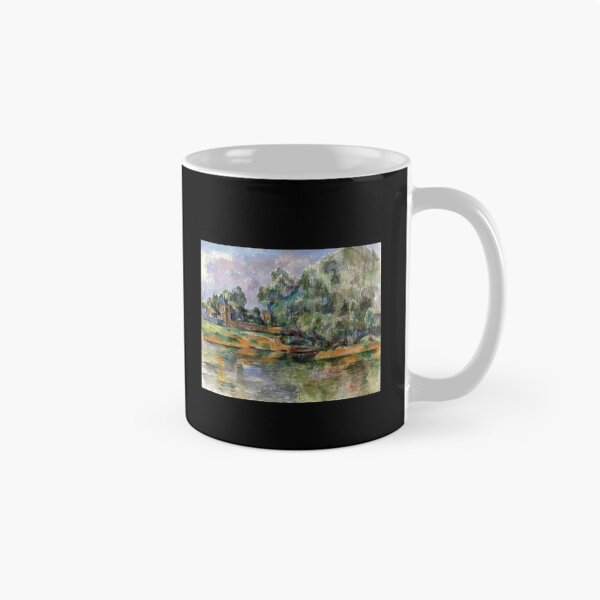 Item preview, Banks of the Seine at Medan by Paul Cézanne: Post Impressionist Landscape Poster designed and sold by artofuniverse.