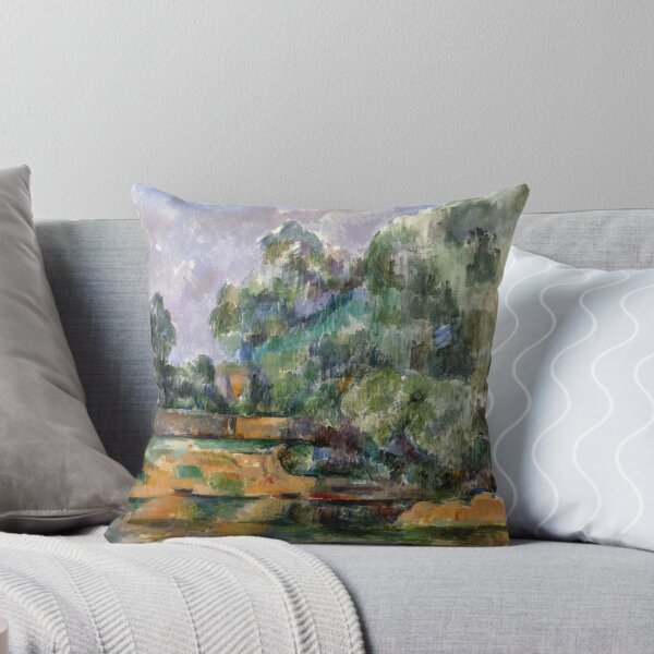 Item preview, Banks of the Seine at Medan by Paul Cézanne: Post Impressionist Landscape Poster designed and sold by artofuniverse.