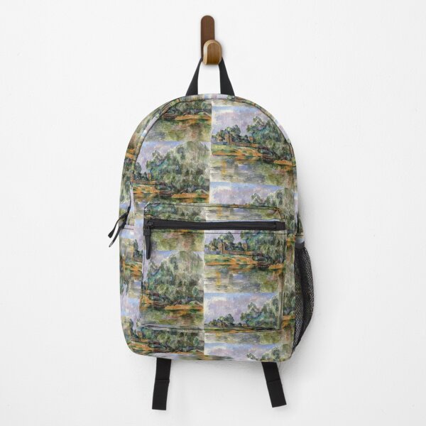 Item preview, Banks of the Seine at Medan by Paul Cézanne: Post Impressionist Landscape Poster designed and sold by artofuniverse.