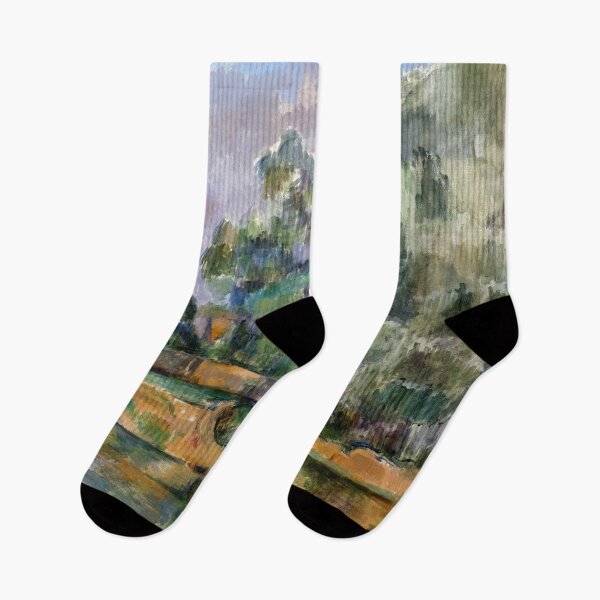 Item preview, Banks of the Seine at Medan by Paul Cézanne: Post Impressionist Landscape Poster designed and sold by artofuniverse.