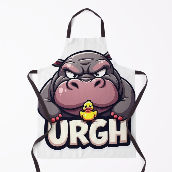 Item preview, Grumpy Hippo Tiny Duck designed and sold by BysonDesigns.