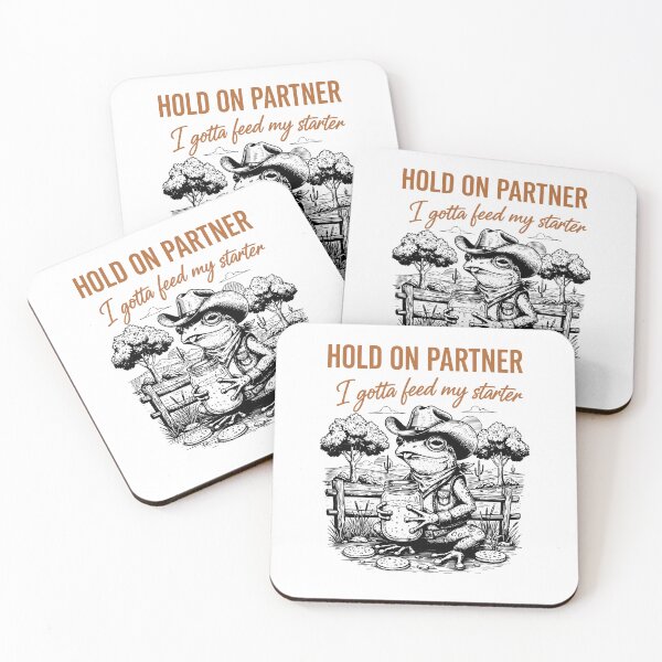 Item preview, Sourdough Hold On Partner I Gotta Feed My Starter designed and sold by LuminOrb.