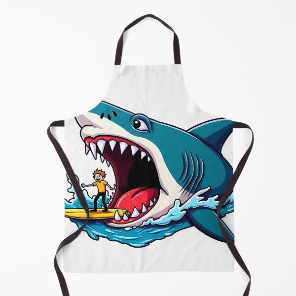 Item preview, Shark vs Surfer Duo designed and sold by BysonDesigns.