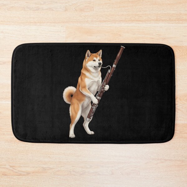 Item preview, Akita Playing Bassoon Player Bassoonist Dog Lover designed and sold by TerryConnells.