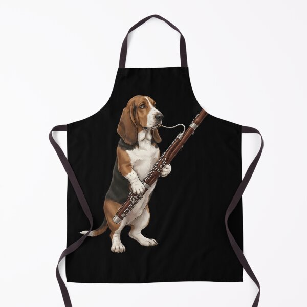 Item preview, Basset Hound Playing Bassoon Player Bassoonist Dog Lover designed and sold by TerryConnells.