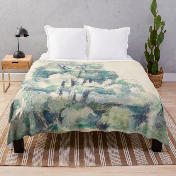 Item preview, Banks of the Seine at Medan by Paul Cézanne: Serene Riverside Landscape designed and sold by artofuniverse.