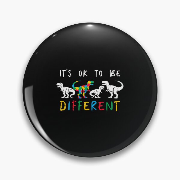 Item preview, Autism Dino Ok To Be Different Awareness Trex Toddler Boys designed and sold by yartyartyart.