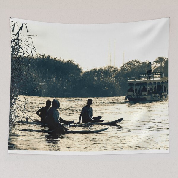 Item preview, Paddleboarders on the Nile  designed and sold by hawkie.