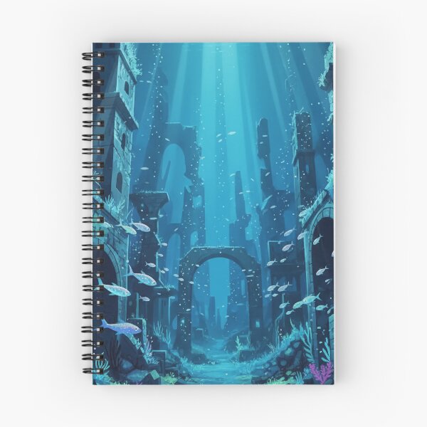 Item preview, Sunken Ruins Underwater Fantasy Scene designed and sold by felightpure.