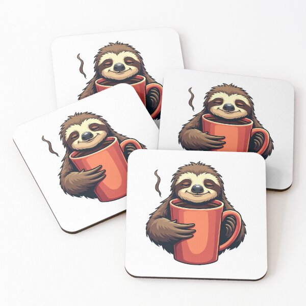 Item preview, Sleepy Sloth Coffee Dunk designed and sold by BysonDesigns.